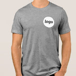 Simple Logo Crest Promotional Business Tri-Blend Shirt<br><div class="desc">Simple logo crest promotional business t-shirt.  Replace the logo with your own to customise.  Wear them yourself,  give them to your employees and co-workers,  sell them to customers and clients or give them away as promotional material to inspire customer loyalty.</div>