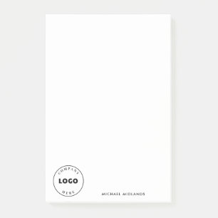 Simple Logo Minimalist Business Employee Post-it Notes
