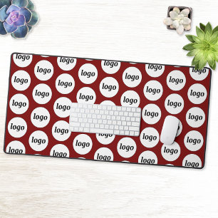 Simple Logo Pattern Business Branding Promotional  Desk Mat