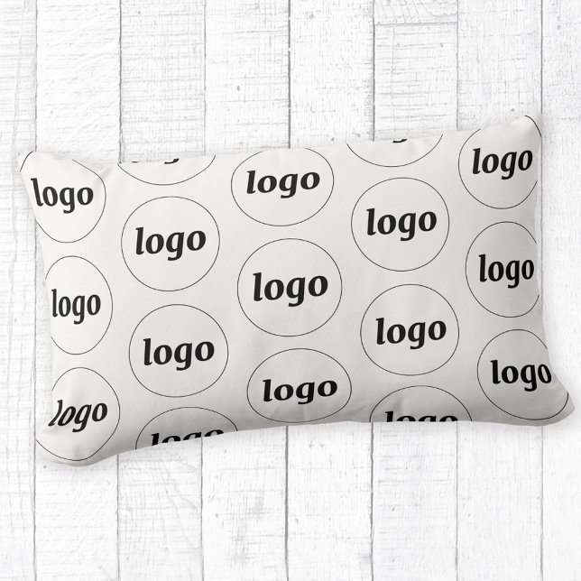 Simple Logo Pattern Business Promotional Lumbar Cushion (Simple logo pattern business promotional pillow)
