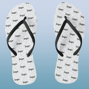 Simple Logo Pattern Business Promotional Thongs
