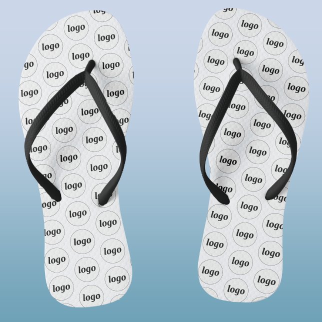 Simple Logo Pattern Business Promotional Thongs (Simple logo pattern business promotional flip flops)