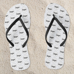 Simple Logo Pattern Business Promotional Thongs
