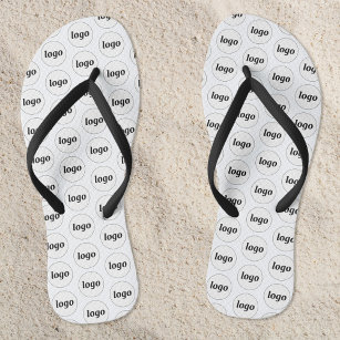 Simple Logo Pattern Business Promotional Thongs