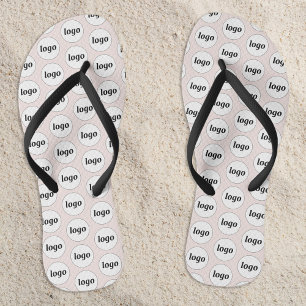 Simple Logo Pattern Business Promotional Thongs