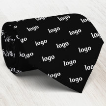 Simple Logo Pattern Business Tie