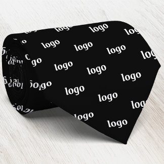 Simple Logo Pattern Business Tie