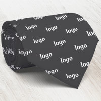 Simple Logo Pattern Dark Charcoal Grey Business