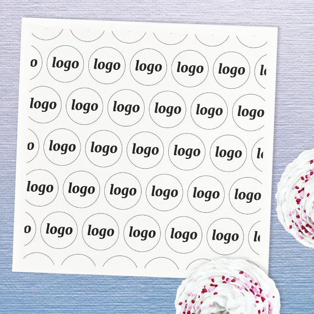 Simple Logo Pattern Napkin (Logo pattern business promotional paper napkins)