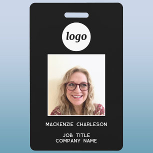 Simple Logo Photo ID Nametag Badge