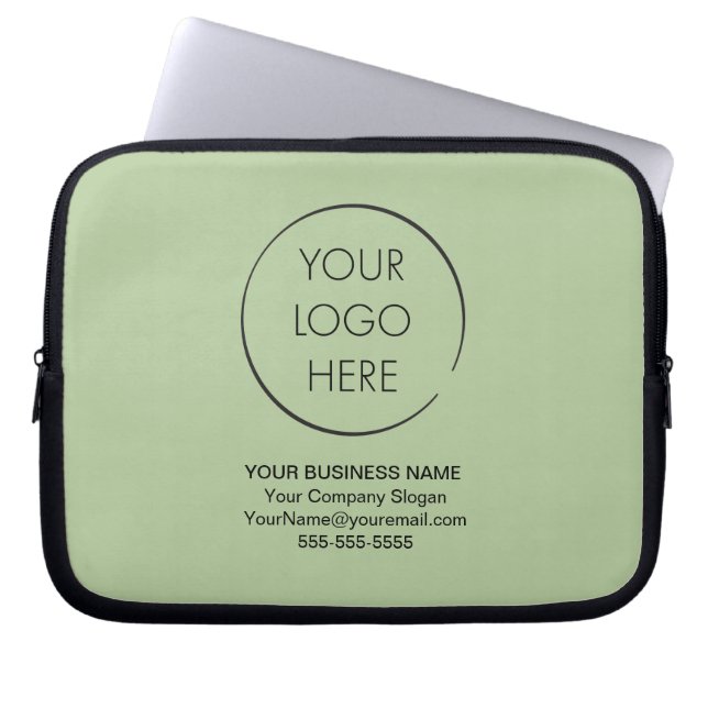 Simple Logo Promotional Bag, Business or Shop, Laptop Sleeve (Front)