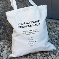 Simple Logo Promotional Bag, Business or Shop,