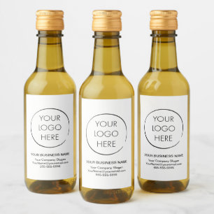 Simple Logo Promotional Business or Shop Branding, Wine Label