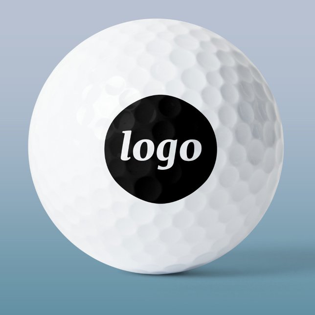 Simple Logo Promotional Golf Balls (Simple logo with text promotional business golf ball)