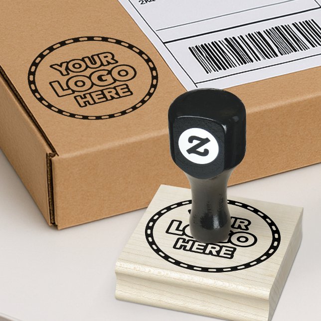 Simple Logo Rubber Stamp for Business Branding (Creator Uploaded)