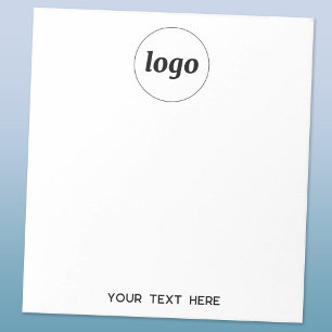 Simple Logo Text Business Promotional Notepad