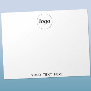 Simple Logo Text Business Promotional Notepad