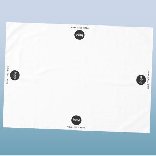 Simple Logo Text Business Promotional Trade Show Tablecloth