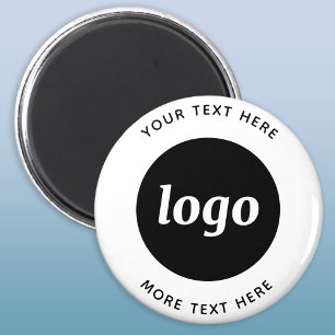 Simple Logo Text Magnet