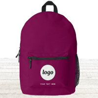 Simple Logo Text Promotional Business Magenta Pink