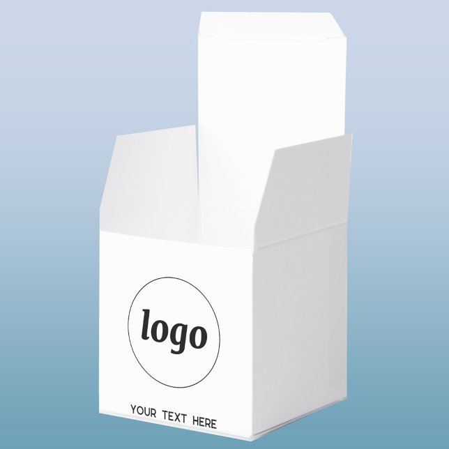 Simple Logo Text Promotional Business Packaging  Favour Box (Logo with text promotional business packaging favor box)