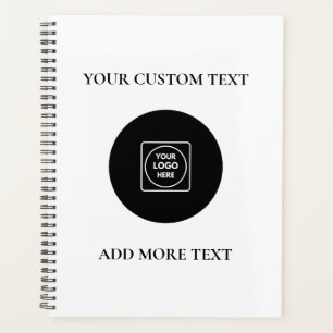 Simple Logo Text Promotional Business Planner
