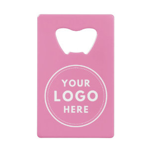 Simple Logo Text QR Code Pink
