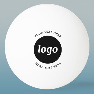 Simple Logo With Text Business Ping Pong Ball
