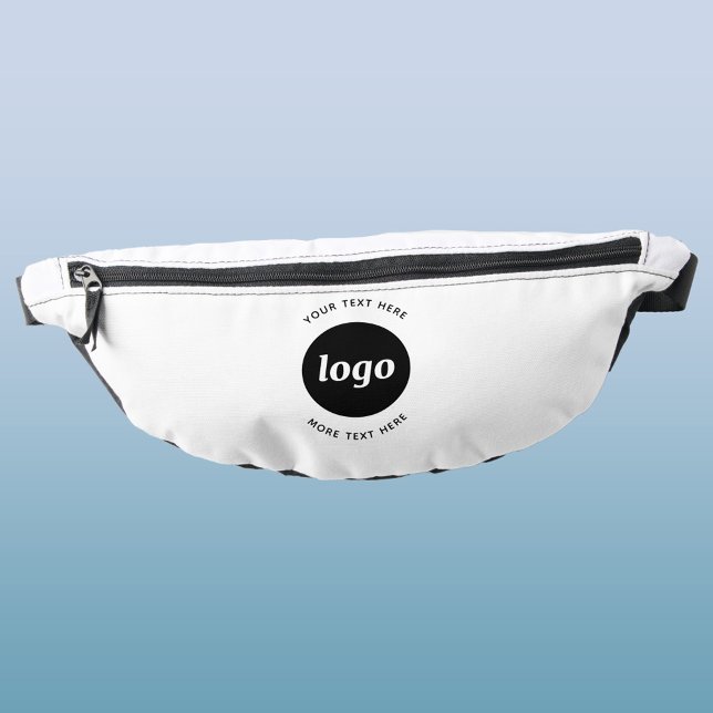 Simple Logo With Text Business Promotional Bum Bags (Custom logo with text business promotional fanny pack)