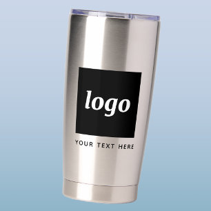 Simple Logo With Text Business Promotional Insulated Tumbler