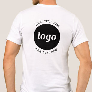 Simple Logo With Text Business Promotional Tri-Blend Shirt