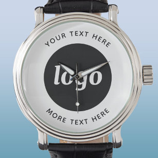 Simple Logo With Text Business Promotional Watch