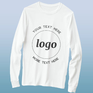 Simple Logo With Text Business T-Shirt