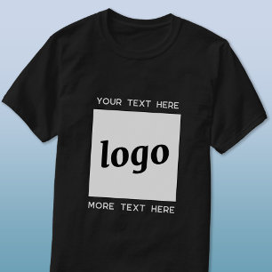 Simple Logo With Text Business T-Shirt