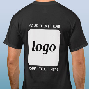Simple Logo With Text Business T-Shirt