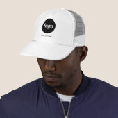 Simple Logo With Text Business Trucker Hat (In Situ)