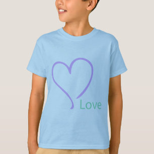 Simple Love and Heart T-Shirt