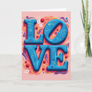 Simple Love Art Card