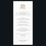 Simple love birds Wedding Menu Card<br><div class="desc">Designed to coordinate with our Love Birds Collection, this dainty menu card features a double arch with watercolour love birds on flowers, and simple & classic font. For more advanced customisation of this design, e.g. changing layout, font or text size please click the "CUSTOMIZE" button above. Please contact me for...</div>