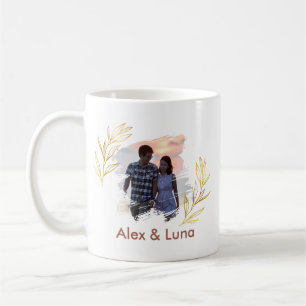 Simple Love Elegant Couple Gift Romantic Warm Cute Coffee Mug