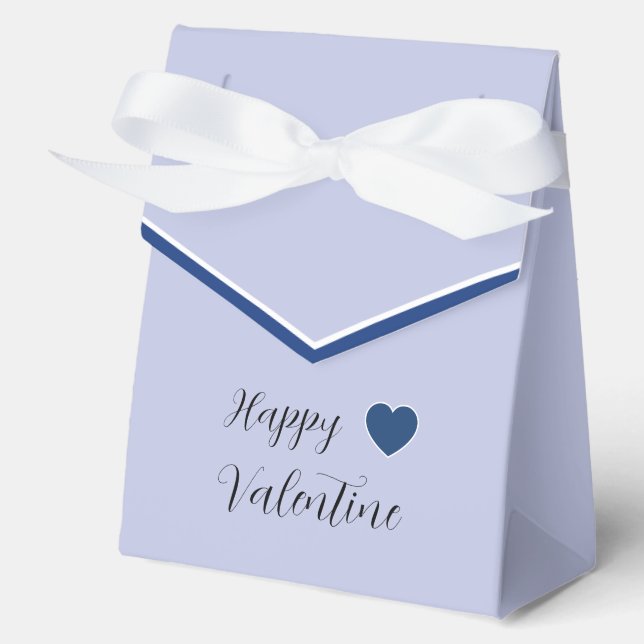 Simple Love Gift Bag | Minimalist Heart Design Favour Box (Front)