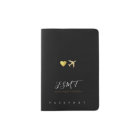 simple love heart + aeroplane, initials & name blk