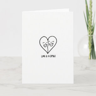 Simple Love Smile Card