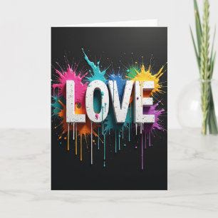 Simple Love Splash Card