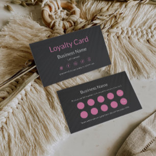 Simple Loyalty Card Template, 
