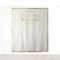 Simple Luxe Gold Edge Mr Mrs Wedding Wall Backdrop