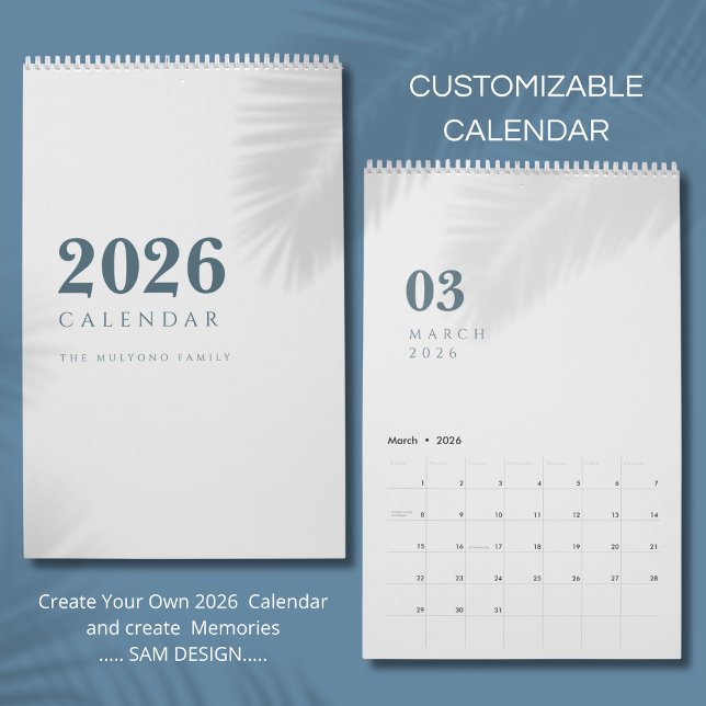Simple Luxury Design Calendar (Creator Uploaded)