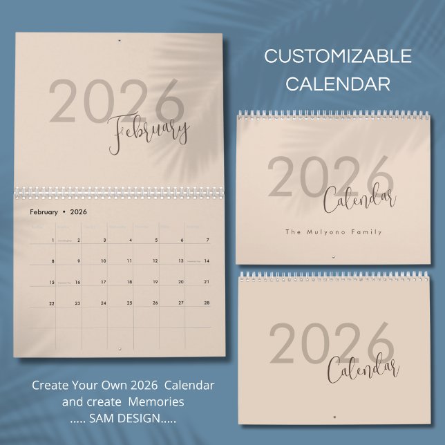 Simple Luxury Design Calendar (Creator Uploaded)