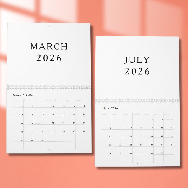 Simple Luxury Design Calendar (Creator Uploaded)