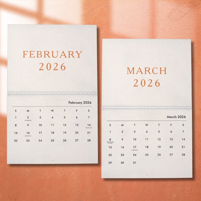 Simple Luxury Design Calendar (Creator Uploaded)